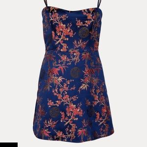 Mini floral qipao dress Realisation Par the Emilie dress in Shanghai nights dupe